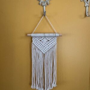 3 Handcrafted Cream Macrame Wall Hanging